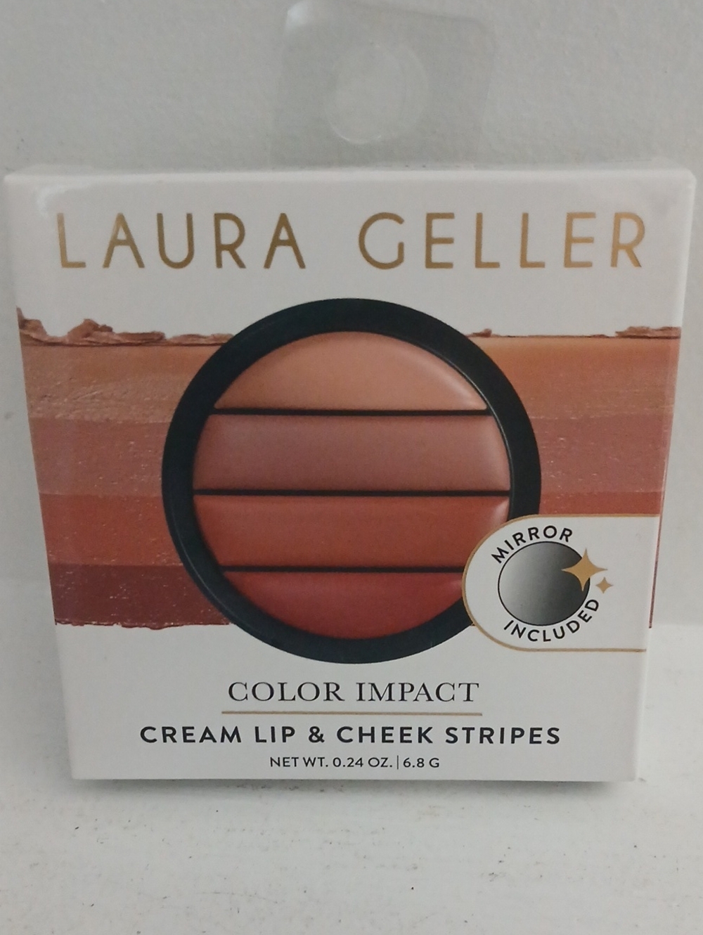 Laura Geller Lip & Cheek Stripes - Warm Peach to Deep Rose